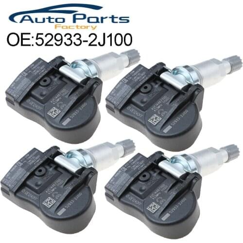 4PCS New TPMS Wheel Tire Pressure Sensor For Kia Sorento 2017 2018 For Hyundai-Verna Solaris 52933-2J100 529332J100 433MHZ TPMS
