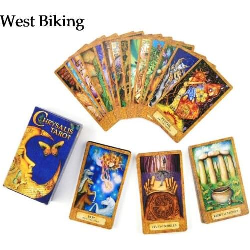 78 Cards Deck Chrysalis Tarot Full English Oracle Family Party Board Games Toy