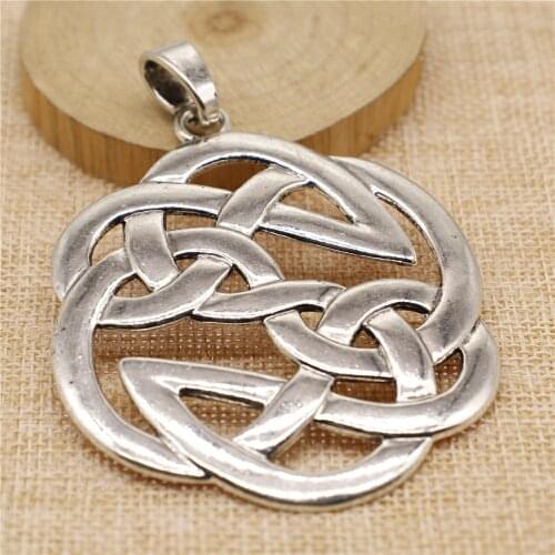 Free shipping 3pcs 88x67mm antique silver Celtic symbols charms diy retro jewelry fit Earring keychain hair card pendant