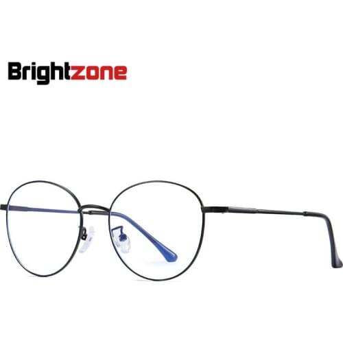 Brightzone New Gaming Glasses Computer Clear Frame Anti Blue Ray Light Myopia Spectacle Optical Designers Women Vintage Men