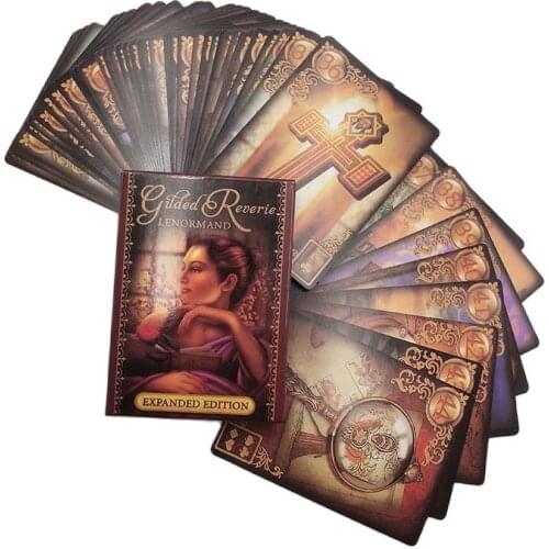 Reverie Lenormand Tarot Deck 47 Cards Fate Divination Tarot Card Board Game With Online Guidebook For Adult Children Game