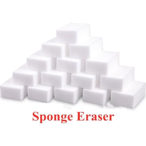50pcs/Lot Nano Magic Sponge Eraser for Removing Rust Kitchen Cleaning Tools Strong Decontamination Scouring Pad Sponge Eraser