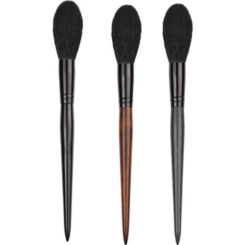 Blusher Loose Powder Foundation Contour Makeup Brushes Goat Hair Wood Handle Highlighter Buffting Brush Cosemtic Beauty Tools