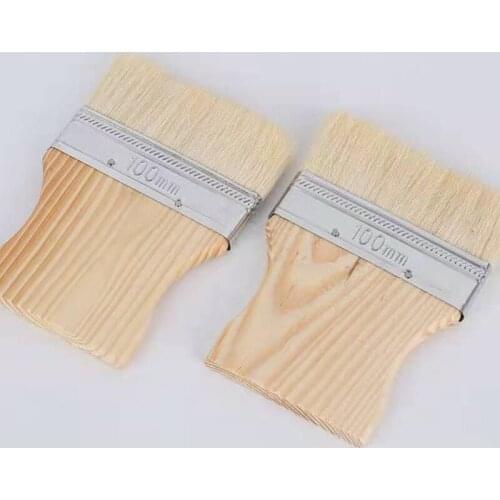 10Pcs 3"/4"/5" Wooden Handle Paint Brushes Bristle Brush for Paint Stains Varnishes Glues and Gesso For Wall Furniture Painting