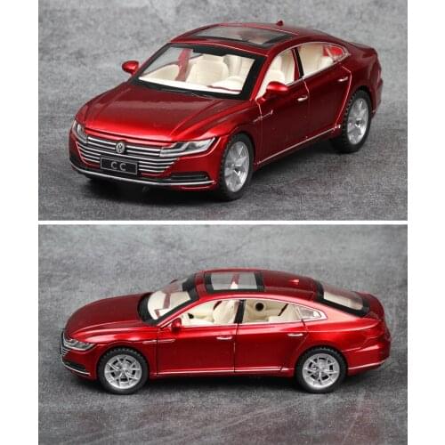 Collectible Boy toy for Children Dies-casts car model with sound light Vehicle gift for children 1:32 Super Sports Car CC
