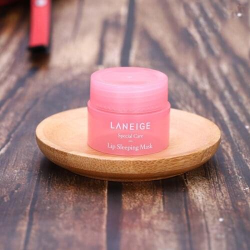 3g Korean Laneige sleep lip mask sample jelly strawberry flavor night repair moisturizing and hydrating sleep mask tlsm
