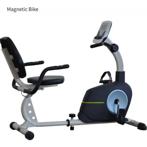 Magnetically Controlled Horizontal Bicycle Fitness for The Elderly Strength of Lower Limbs Rehabilitation Training Equipment