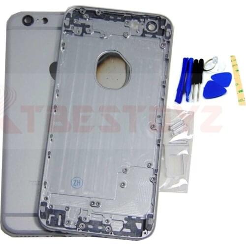 RTBESTOYZ Metal Replace Battery Door Housing Back Cover Case for Iphone 6