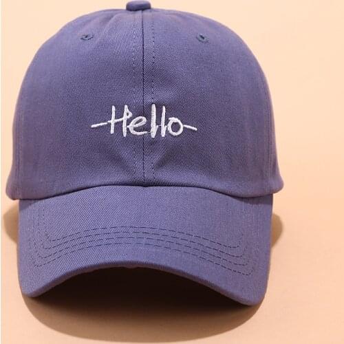 New Baseball Cap For Women And Men Summer Fashion Visors Cap Boys Girls Casual Snapback Hat Hello Letter Embroidery Hip Hop Hats