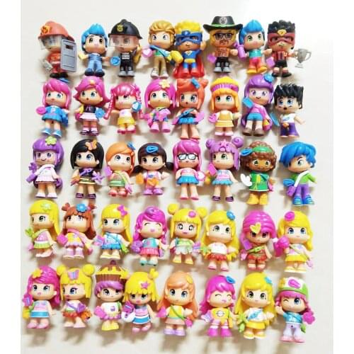 New!Original Cartoon Famosa Pinypons Detachable Toys Fashion Scented Doll Action Figures Kids Toy Christmas Gift 5~20pcs/lot