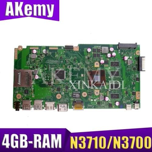 NEW!X540SA mainboard REV 2.1 For ASUS X540 X540S X540SA X540SAA laptop motherboard Test ok 4GB-RAM N3710/N3700 CPU