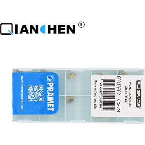 Authentic original PRAMET WCMX06T308E-45 D8330 CNC Triangle U drill Insert Ten Pieces of a Box