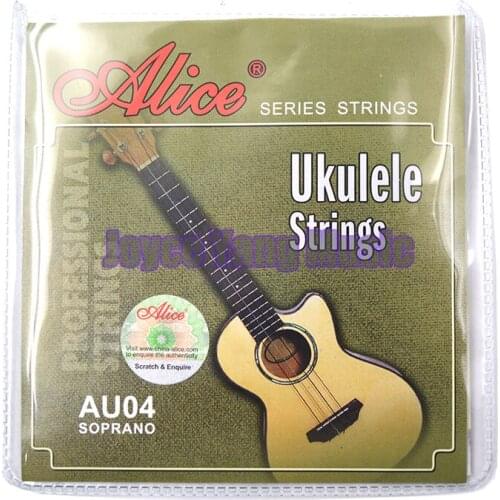 Alice AU04 Clear Nylon Ukulele Strings 1st-4th Strings Free Shipping Wholesales