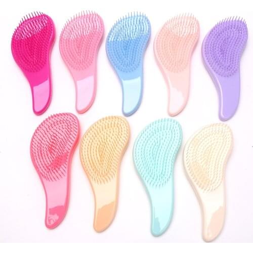 1pcs Hot Magic Handle Comb Anti Static Massage Hair Brush Tangle Detangle Shower Massage Hairbrush Comb Salon Hair Styling Tool