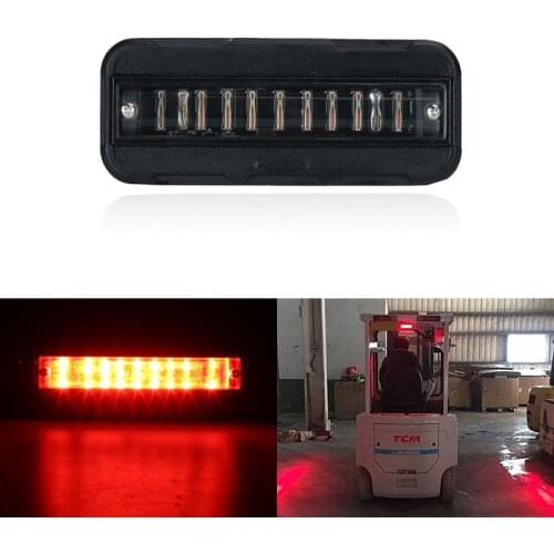 Forklift Safety Light 27W Cree Chips Red Blue Safety Waring Work Lamp Fork Forklift Trunk Security Indicator Light One Piece