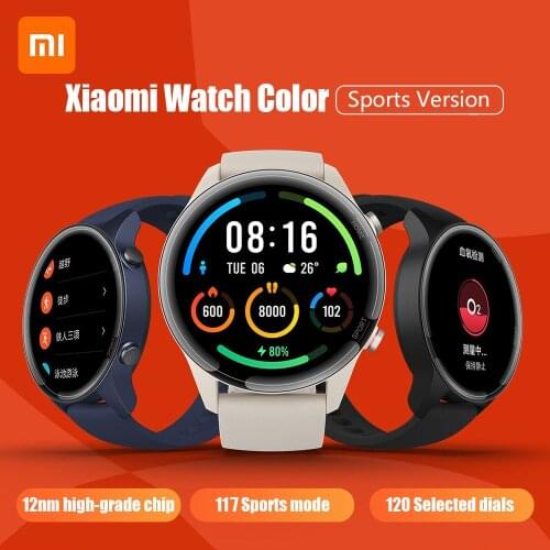 Xiaomi Mi Smart Watch Color Sports Edition 1.39’’ HD Screen Smartwatch BT5.0 Waterproof GPS Heart Rate Sleep Monitor Mi Watch