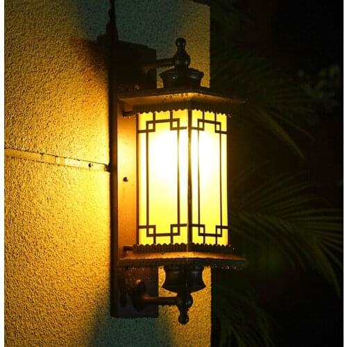 Outdoor wall lamp outdoor waterproof led wall lamp simple aisle stairs courtyard lamp garden villa lamp decoration