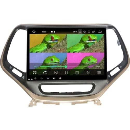 10.1 Inch IPS Screen Android 8.0 Octa Core 4GB RAM Car Video Player Radio Stereo For Jeep Cherokee 2014-2017 Bluetooth WIFI