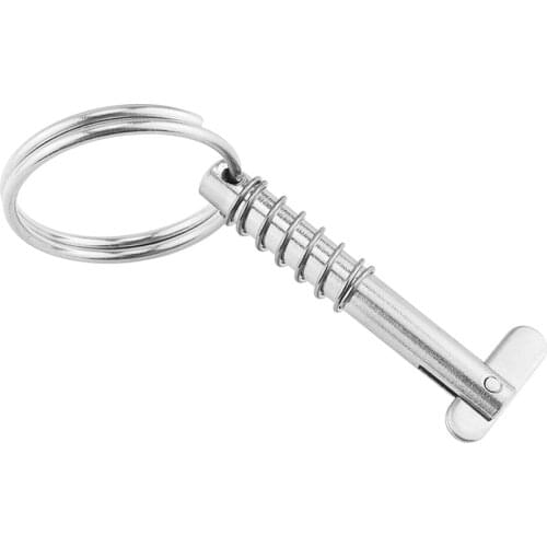 6.3x51mm Marine Grade Stainless Steel Boat Quick Release Pin - Marine Hardware Deck Hinge Replacement, Boating Deck Hardwares