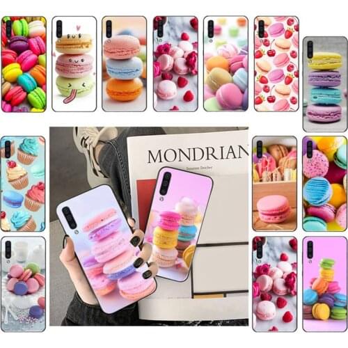 Babaite Dessert ice cream Macaron Food Phone Case For Samsung Galaxy A7 A50 51 A70 80 A40 A20 A30 A8 A6 A8 Plus A9 A71