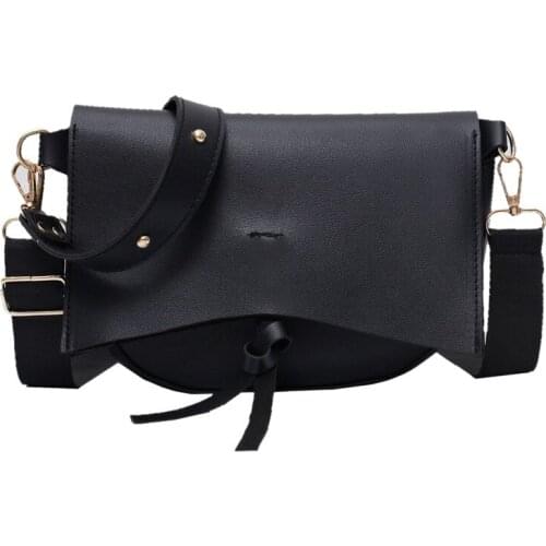 Fashion bag women 2021 new fashion messenger fashion ins simple autumn and winter dress single shoulder small black bag