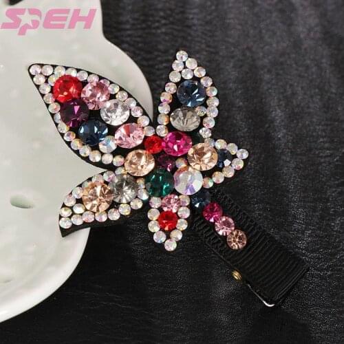 South Koreas new bundy hair clip maple leaf water drill color hair clip simple hair clip before hair clip adult hair clip