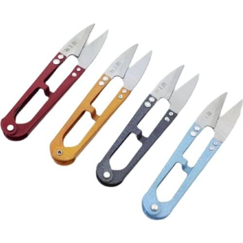 Stainless Steel Yarn Shears Cutting Sewing Scissors Shears Cross Stitch Scissors Embroidery Scissor U Thread Scissors For Fabric
