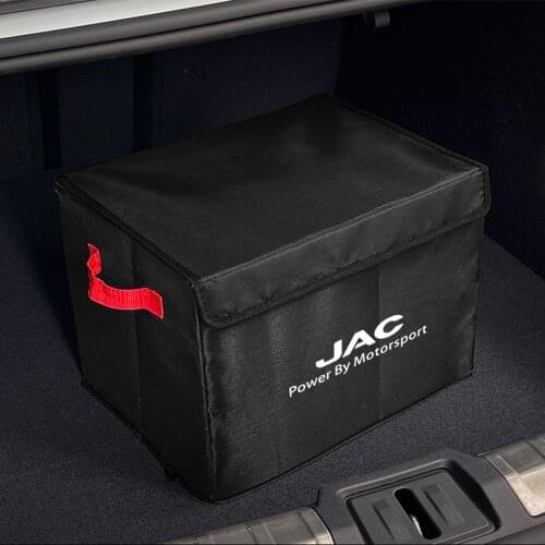 Car Trunk Organizer Foldable Storage Bag For JAC Refine J3 J2 S5 A5 J5 J6 Vapour S2 Stowing Tidying Collapsible Box Accessories