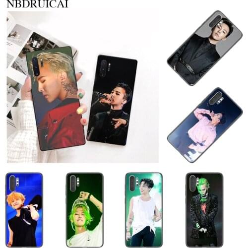 PENGHUWAN BigBang G-Dragon Black TPU Soft Phone Case Cover for Samsung Note 3 4 5 7 8 9 10 pro M10 20 30