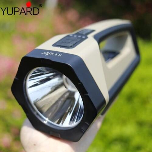Super Bright Outdoor Handheld Portable USB Rechargeable Flashlight Torch Searchlight Multi-function Long Shots Lamp
