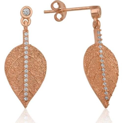 Tevuli 925 Sterling Silver Leaf Earrings