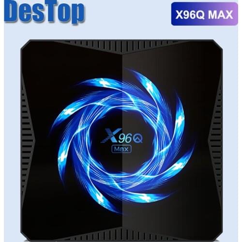 10pcs X96Q MAX Android 10.0 TV Box 4GB RAM 32/64GB ROM Allwinner H616 2.4G/5.0G WiFi BT5.0 4K HDR better x96q t95 h616 MAX PLUS
