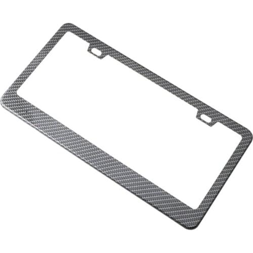 2Pcs US Specification License Plate Frame License Plate Frame Bracket with Standard Screw Kits