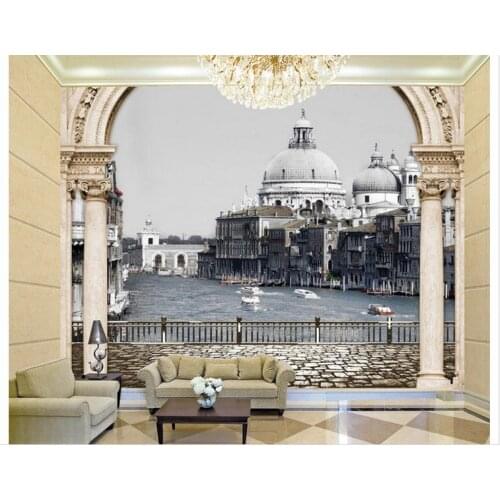 3D wallpaper custom mural 2015 new Solid column is a network setting wall of Rome beauty non-woven wall paper room decoration