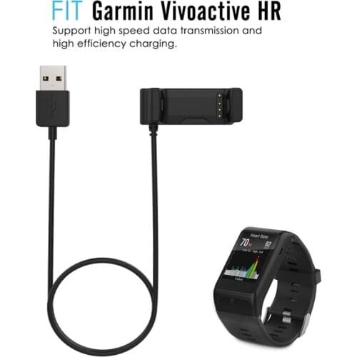 Suitable for Garmin Vivoactive HR Charger Adapter USB Portable Charging Cable Replacement Smart Watch Holder