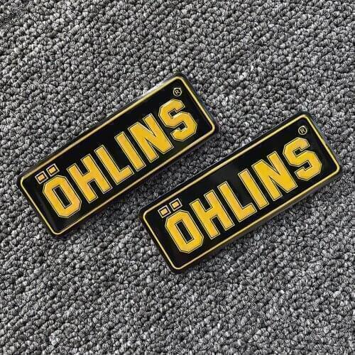 2PCS Aluminium Motorcycle Exhaust Pipes Pipe Decal Sticker Scorpio For ONLINS for YAMAHA Kawasaki Suzuki Harley Honda