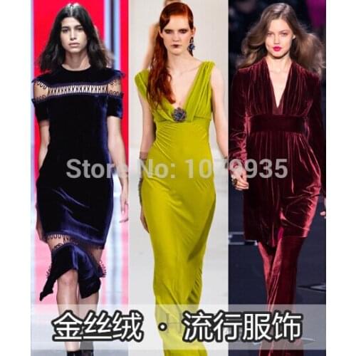 FREE SHIPPING 165*100cm velvet fabric pleuche cloth material for sweing apparel fabrics tablecloths curtains pillow stage decor