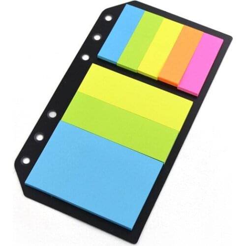 6 Coil loose-leaf inner pages memo pad for A5 &A6 Size loose leaf notebook self-adhesive memo pad