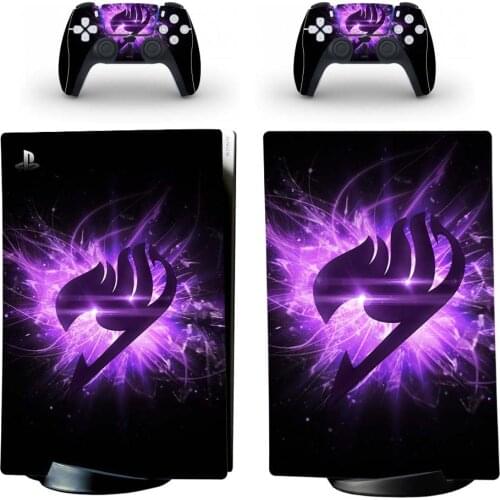 Fairy Tail PS5 Digital Edition Skin Sticker Decal Cover for PlayStation 5 Console and Controllers PS5 Skin Sticker Decal Vinyl