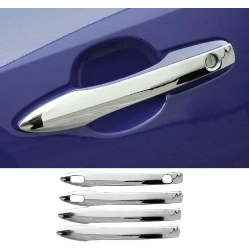 CHROME EXTERIOR DOOR HANDLE TRIM COVER GARNISH FOR 2020 2021 TOYOTA COROLLA ACCESSORIES