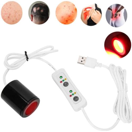 USB Infrared Therapy Lamp Portable Health Therapy Device Body Pain Relief Skin Rejuvenation Heating Health Care Infrared Light