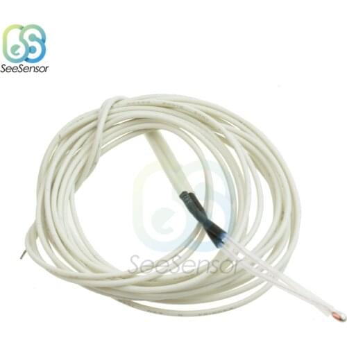 100K NTC 3950 Thermistor Wire Cable Temperature Sensor with 1m Wire 3D Printer Parts