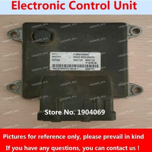 Engine Computer Board B6001122 P1368010008A0 SMW252552 28391701/B6001418 3004531/A00 28350262 28498986 MT22 ECU For Foton Car