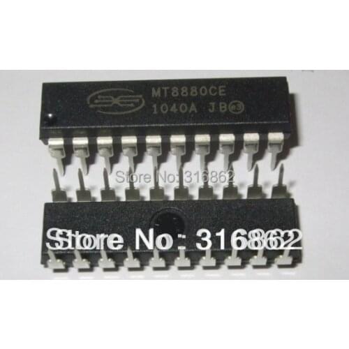 MT8880CE MT8880 MT-8880 ZARLINK DIP-20 ROHS ORIGINAL 10PCS/lot Free Shipping electronics kit