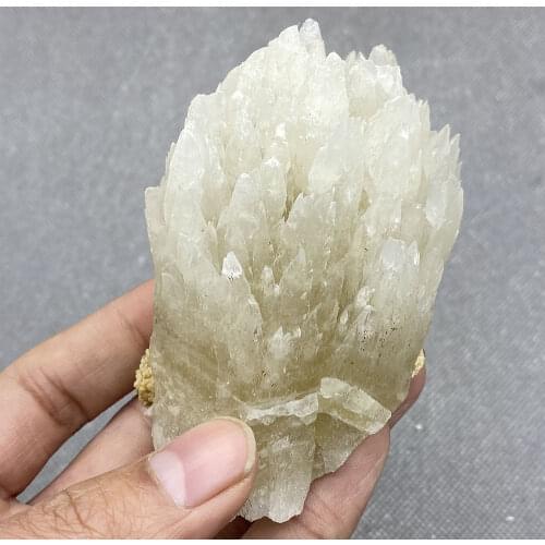 Natural White stepped Calcite mineral specimen stones and crystals healing crystals quartz gemstones free shipping