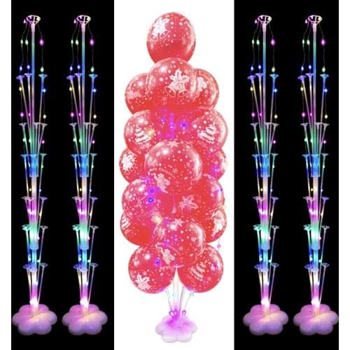 Latest Birthday Balloon Column Christmas Balloon Arch Stand with Base Pole for Wedding Birthday Party Latex Ballons Decoration