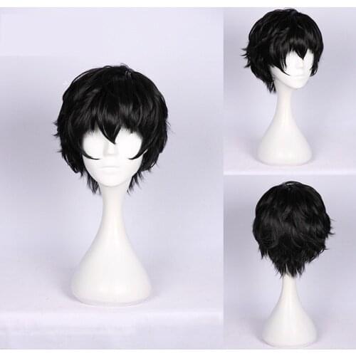 Top Quality Anime Persona 5 Cosplay P5 JOKER Wig Ren Amamiya Akira Kurusu Cosplay Wig Men Party Halloween Wig Props