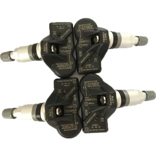 4pcs (TPMS) Sensor Tire Pressure Monitoring System 433MHZ 3AA90-7275F 3AA907275F For V-W Tiguan CC 2016-2017