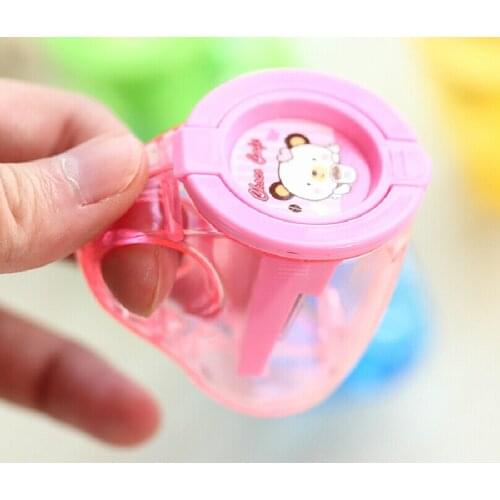 Pencil Sharpener Cup Style Pencil Sharpener Pen Double Holes Office School supplies