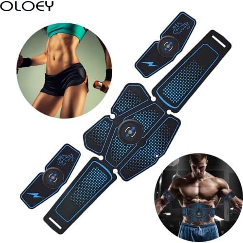 Abdominal Muscle Trainer Stimulator Electrostimulation Sport Fitness Massager Abdomen Weight Loss Slimming Home Gym Equipment
